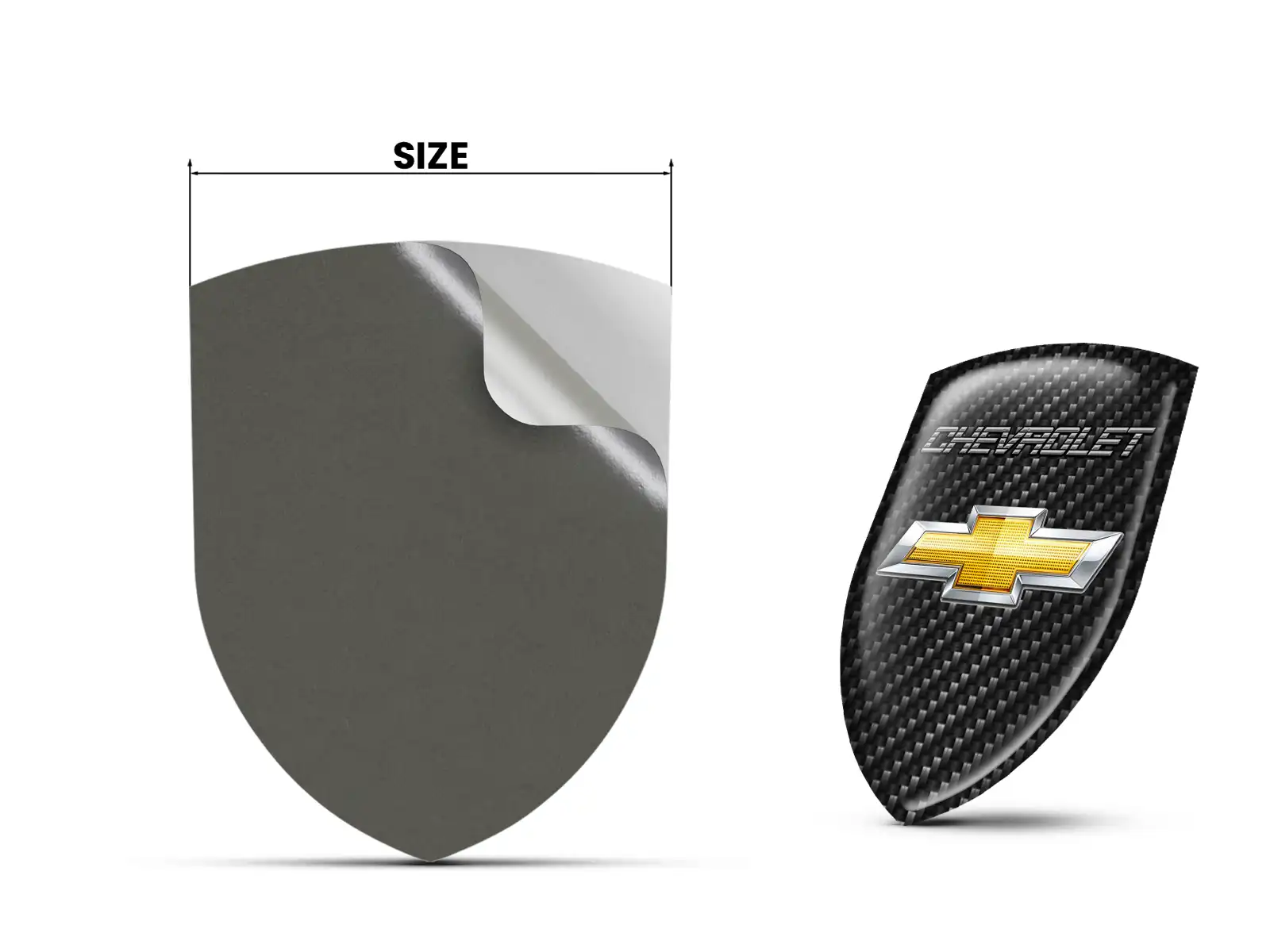 Chevrolet Autoaufkleber Premium Stern Modern